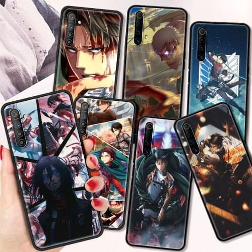 Titans Attack Luxury Silicone TPU Case for Realme C3 C11 C15 C20 XT X50 Pro 5 6 7 7i Pro Q2 Q2i V15 5G Coque Shell