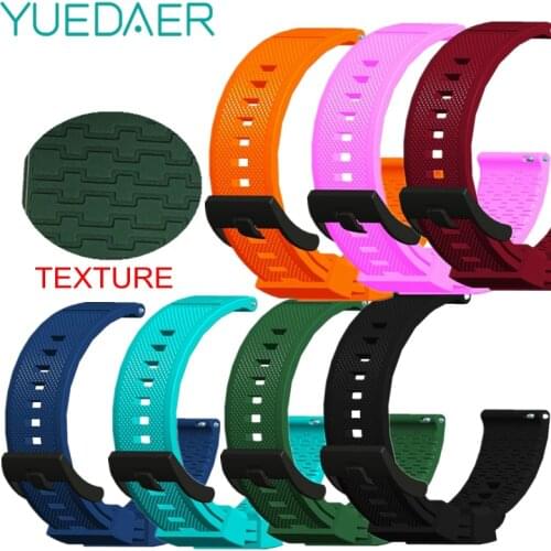 For Amazfit Bip Strap Silicon Watchband For Huawei Watch GT 2 GT2 Band Straps For Amazfit Stratos 2 3 lite/Pace/GTS GTR 47MM 42