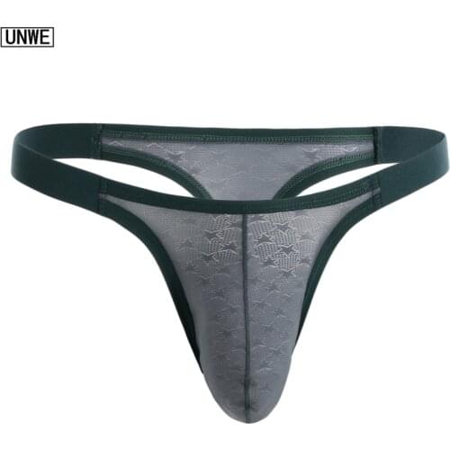 BIG Man String and Thong Plus Size S-XXL Stars Printed Men U Penis Pouch Underwear Gay Tanga Hombre Jockstrap