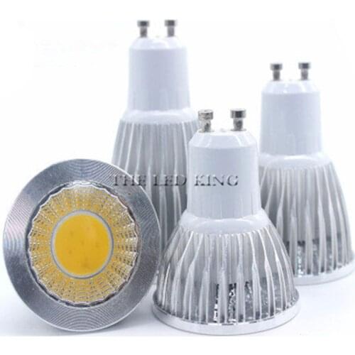Super Bright GU10 LED Bulb 7W 10W 15W LED lamp light GU10 COB Dimmable GU 10 led Spotlight Warm/Cold White Free shipping