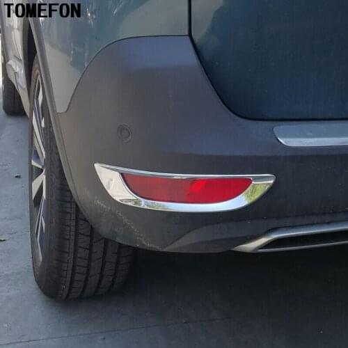 TOMEFON Car Cover styling For Peugeot 5008 2017 New Rear Tail Fog Light Lamp Trim