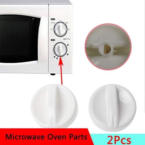 2PCS D Hole Microwave Oven Universal Rotary Timer Knob Button for Microwave Oven Spare Parts Accessories