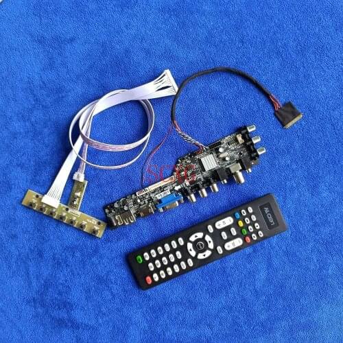 VGA USB AV DVB HDMI-compatible LVDS 40 Pin LED LCD For B101EW03/B101EW04 DIY Kit 1280*800 Signal digital Matrix controller board