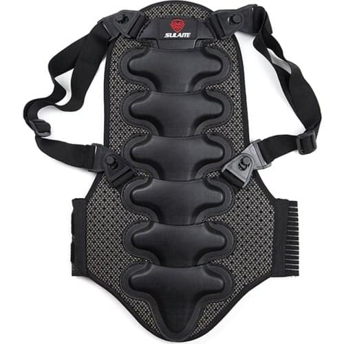 Motorcycle Back Protector Detachable Thick EVA Protection Back Pad Cushion for Motorcycling Mountain Biking Skating Skiing