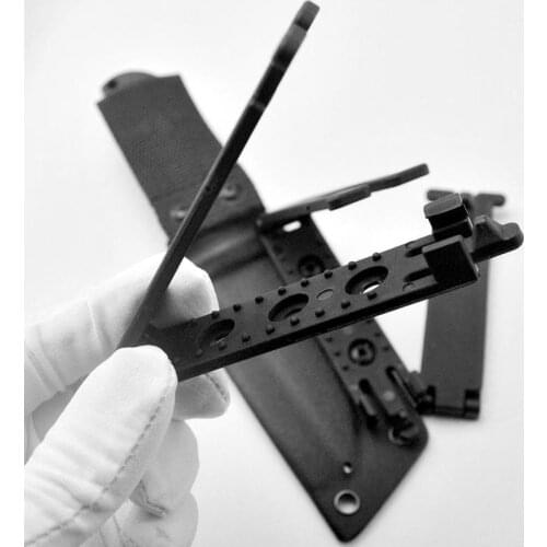 1Piece Molle-Lok Scabbard K Sheath Waist Clip System Scabbard Back Clip Kydex Scabbard Carrying Clip K Sheath Molle Buckle