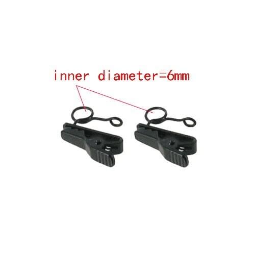2pcs Small Lavalier (Lapel) Microphone Clip LB-ME2 Lapel Microphone(pack of Two)