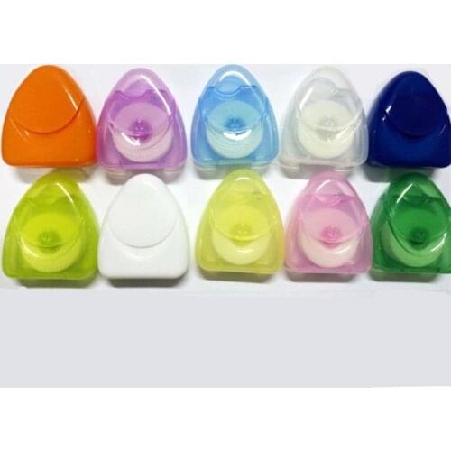 50M Portable Micro Wax Peppermint flavor Flosser Interdental Brush Teeth Stick Toothpicks Floss Pick Clean Wire Oral Hygiene