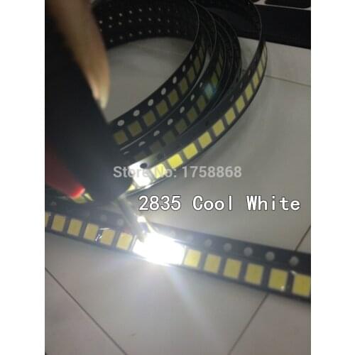 500PCS 20-25 LM cold white 2835 SMD LED 0.2W high bright chip leds NEW XIASONGXIN LIGHT Hot 8000k-10000k