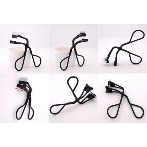 Mini Eyelash Curler with Silicone Refill Pads Make Up Tools for Women Girls
