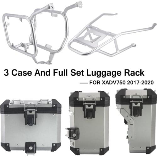 Aluminum Box For Honda XADV 750 2020 XADV750 2017 2018 2019 2020 Motorcycle Top Case Panniers Saddlebag Bracket Luggage Box Rack