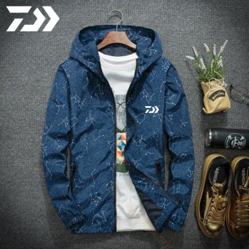 Daiwa Quick Dry Waterproof Breathable Jacket Fishing Clothing DAIWA Breathable Thin Fishing Jacket Sunscreen Fishing Clothes