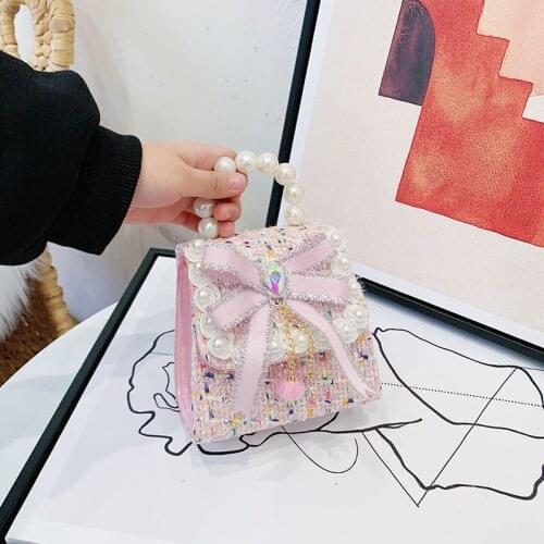 Childrens Mini Clutch Bag Cute Kids Girls Princess Crossbody Bag Little Girl Small Party Bow Purses