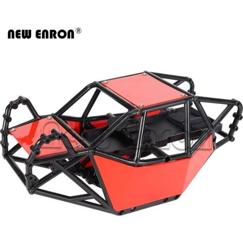 DIY RC Rock Crawler Nylon Body Shell Chassis Buggy Roll Cage for 1/10 RC Car Parts Axial SCX10 SCX10 II 90046 90047 Upgrade