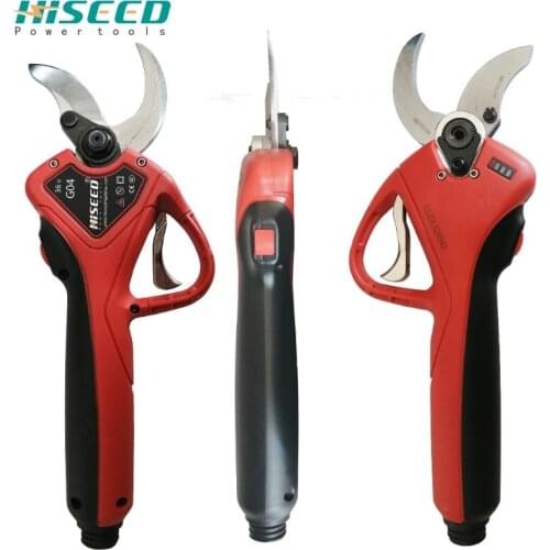 LED 40mm pruning shear electric apple tree electric pruning machine electric garden tools