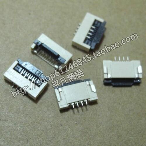 FPC 4-pin 1.0MM pitch Lower connection Flip-flop socket Notebook Start-up touch keyboard Snap seat