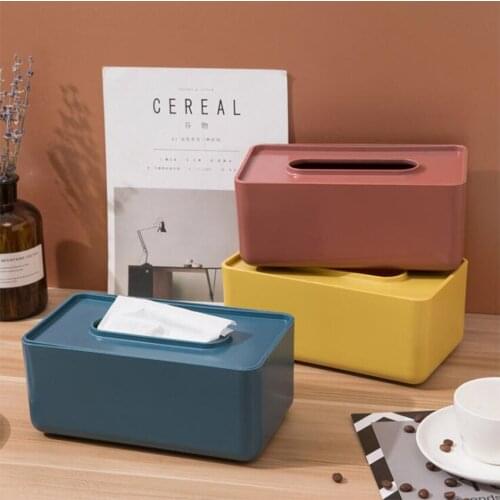 Tissue Box Plastic Wet Tissue Holder Desktop Seal Baby Wipes Paper Storage Box Dispenser Dust-proof Household Napkin Organizer