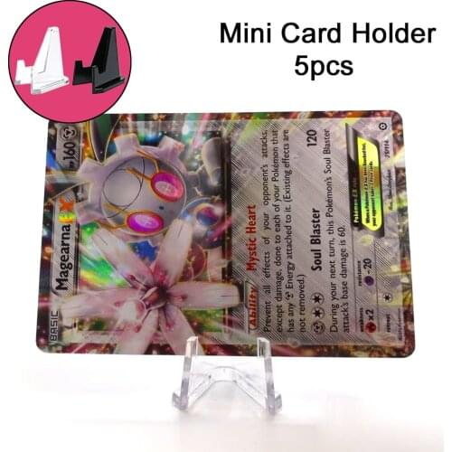 5 Pieces Mini Card Holder Small Stand Display Counter For Board Game Accessories Rack Toploader