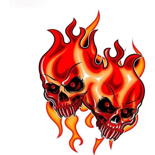 Fashion Cartoon Skull Aces Dice Gambling Decal Pvc Motorcycle Car Decal Stickers To Diy Motorcycle Laptop Luggage Waterproof