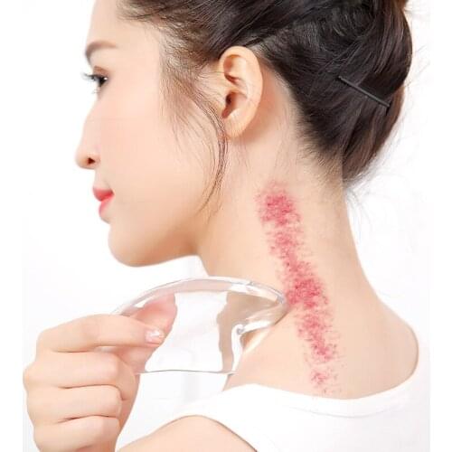 Natural Resin Crystal Scraping Board Face and Neck Wrinkles Lifting Skin Care Beauty Body Relaxation Health Care Massage