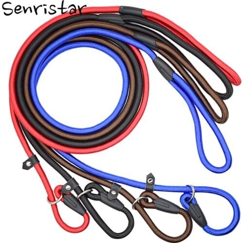 Nylon Dog Leash For Small Medium Dogs Adjustable P Dog Lead Leash Strap Rope Traction Dog HarnessLeash Pets Accessories