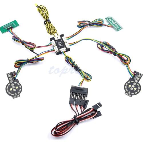 NEW LED Light System Front & Rear Lamp Group for 1/10 1:10 RC Car Traxxas TRX4 Ford Bronco Front and Back Headlights L339