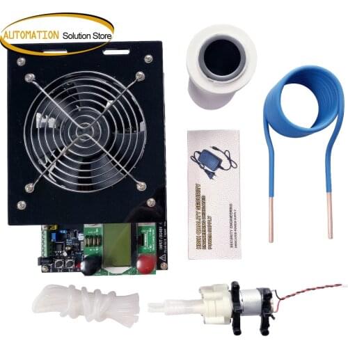 NEW 3000W ZVS Induction Heater Induction Heating PCB Board Heating Machine+Heating Coil+70mL rucible+Pump