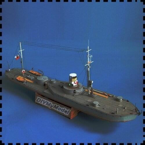 DIYMyModeI Polish Krakow class torpedo boat 1:100 DIY Handcraft Paper Model Kit Handmade Toy Puzzles Gift Movie prop