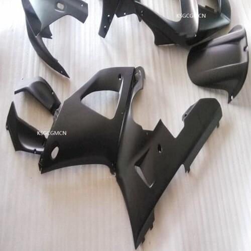 Full Black Fairing Kit for YZF R1 00 01 YZF-R1 2000-2001 YZF1000 YZFR1 2000 2001 Moto Fairings bodywork