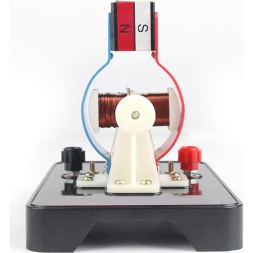 Permanent Magnet DC Small Motor Model Physics Experiment Instrument with Disassembly Wires Tool Physical Electric Motor Working