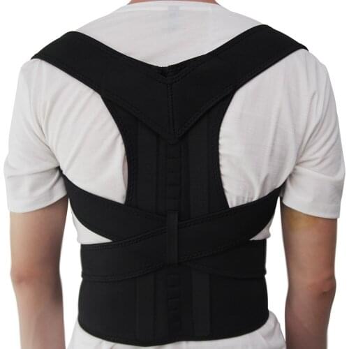 Drop shipping Magnetic Therapy Posture Corrector Brace Shoulder Back Support Belt Braces & Supports Belt Shoulder Posture Unisex