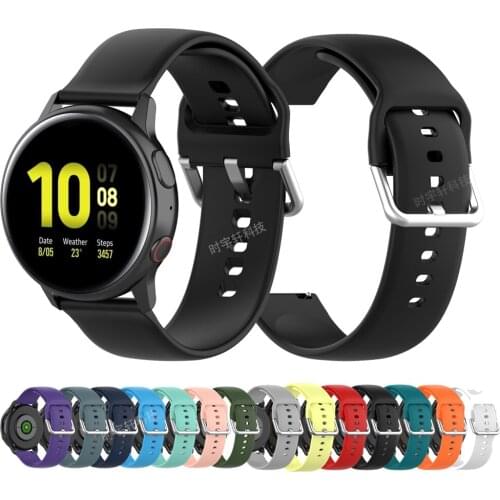 For Samsung Galaxy watch Active 2 3 40 44mm Bracelet Strap 20 22mm For Galaxy watch 42 46mm / galaxy 3 41mm 45mm Gear Sport Band