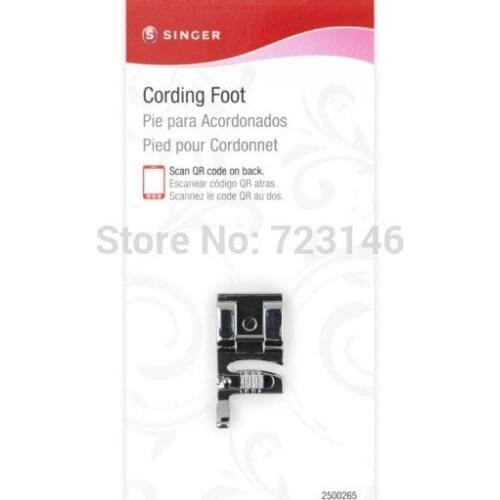 MADE IN TAIWAN SINGER CORDING SNAP-ON PRESSER FOOT FOOT Feet FOR Domestic Sewing Machine Part Accessories Brother Juki JANOME
