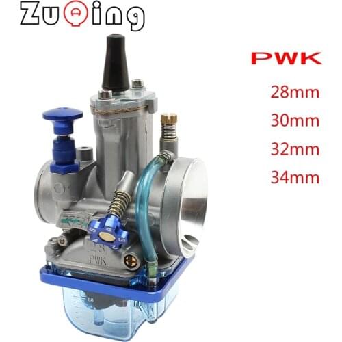 Universal PWK 28 30 32 34 mm Motorcycle Carburetor For Suzuki Yamaha Honda Racing Parts Scooters with Power Jet Dirt Bike