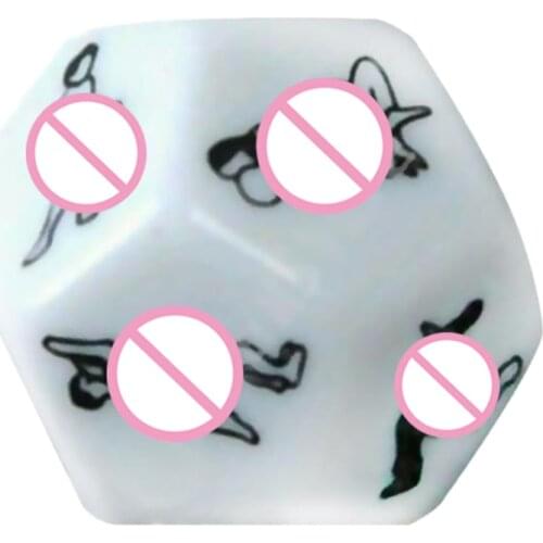1pc D12 Erotic Plastic Dice Sex Love Dice for Couple Friends Games Secondary 12 Love & Sex Foreplay Game Toy