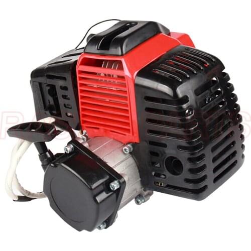 49CC COMPLETE ENGINE 2 STROKE SUPER POCKET BIKE ATV ELECTRIC START RED