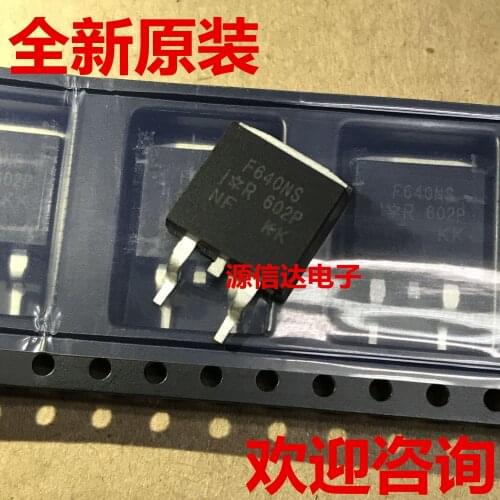 New original IRF640NS IRF640S 18A 200V TO-263 N channel field effect tube
