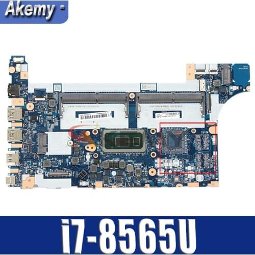 Akemy For Lenovo Thinkpad E490 E590 Notebook Motherboard NM-B911 CPU i7-8565U DDR4 Tested 100% Working FRU 5B20V80732 5B20V80729