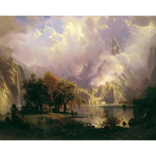 Canvas Size 5D Diy Diamond Painting Cross Stitch Kit Diamond Mosaic Embroidery " Landscape " Painting Square/Round Drill Gift