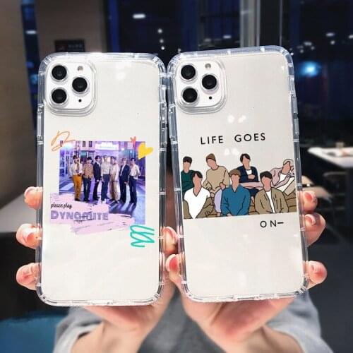 Kpop Song 'Life Goes On' Phone Case For iPhone XS MAX 11 Pro 12 7 8 Plus X XR SE 20 Dynamite Clear Soft Cover Shockproof Fundas
