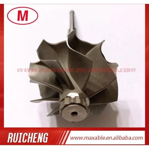 GT28 turbocharger 46.95/53.00mm 9 blades journal bearing turbine wheel&shaft/turbo wheel