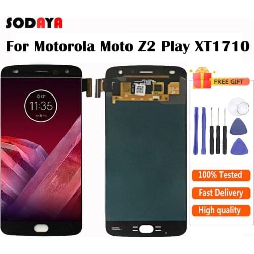 Display For Motorola Moto Z2 Play LCD XT1710 LCD Display Touch Screen Digitizer Assembly Free Shipping