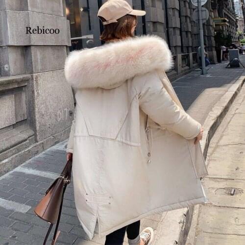 Long Parkas Winter Jacket Women Hooded Windproof Military Clothing Female Big Pocket Thicken Winter Coat Women