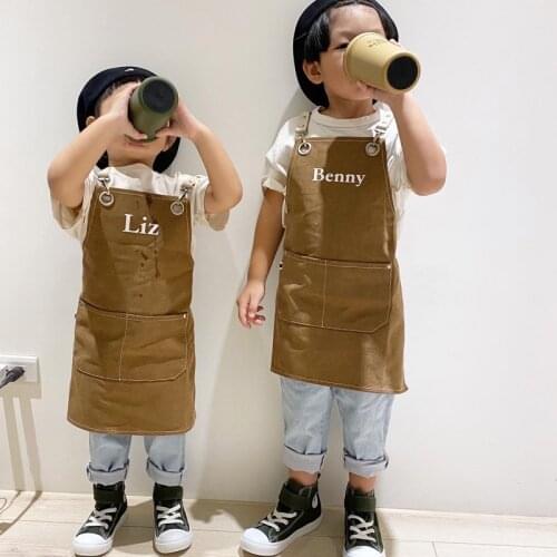 Canvas Apron Apron Waterproof Wear-Resistant Clothing Kitchen Accessories For Men And Women Flower Shop Gardening Cafe Overalls