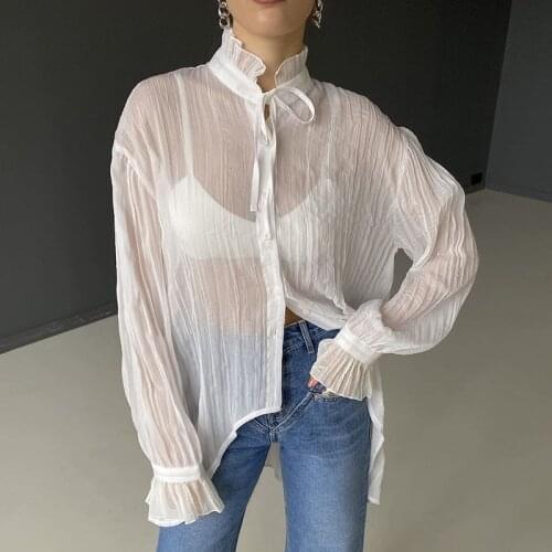 FYBITBO Button Down Blouses