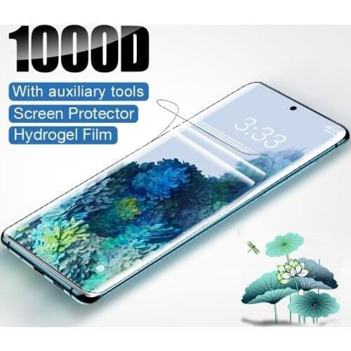 Hydrogel Film on the Screen Protector For Samsung Galaxy S10 S20 S9 S8 Plus S7 S6 Edge Screen Protector For Note 20 8 9 10