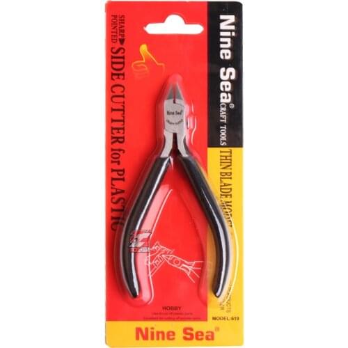 NEW Nine Sea 619 Craft Tools Thin Single Blade Model Side Cutter for Plastic