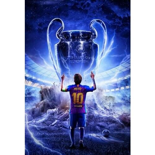 JMINE Div 5D Soccer Football Sports Star Celebrity CUP Full Diamond Painting kits art Scenic 3D paint by diamonds