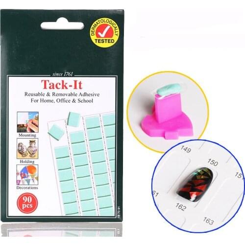 Adhesive Glue Clay Stick Removable Reusable Non Toxic Nail Art Tack-It Nail Art Tool Sticky Tip Fixator Clay DIY Nail Practice