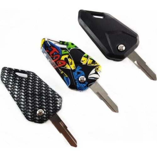Left Right DIY Key Head Motorcycle Blank Key Uncut Blade Automatic Bouncing for Kawasaki BMW Yamaha Suzuki F800 ZX6R