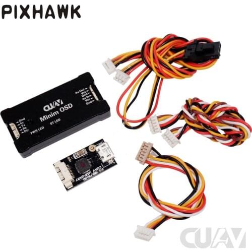 Max7456 MinimOSD Mavlink ArduPilot Mega OSD Module On-Screen Display with CNC Shell for Pixhawk PIXHACK APM Flight Controller